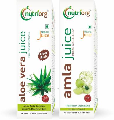 Nutriorg Amla/Aloevera Juice (Detox Pack)