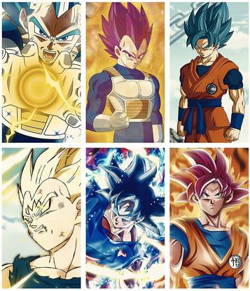 Set of 6 Dragonball z Wall Poster Anime Poster for Room 250 GSM Glossy DBZ Posters for Room(Size_12x18 inch,Multicolor,Thick Paper) Paper Print - Animation & Cartoons posters in India - Buy art, Set of 6 Dragonball z Wall Poster Anime Poster for Room 250 GSM Glossy DBZ Posters for Room(Size_12x18 inch,Multicolor,Thick Paper) Paper Print - Animation & Cartoons posters in India - Buy art,