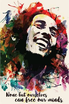 Bob Marley Posters With Quotes Bob Marley Quote Art Poster Paper Print - Music Posters In India - Buy Art, Film, Design, Movie, Music, Nature And Educational Paintings/Wallpapers At Flipkart.com