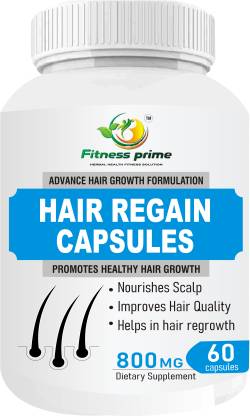 Fitness Prime Hair Regain Supplements for Hair Growth for Men & Women-60  capsule Price in India - Buy Fitness Prime Hair Regain Supplements for Hair  Growth for Men & Women-60 capsule online