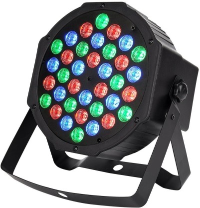 4 Pack Stage Lights 36W 36LEDs Par Lights Package with RGB Stage Wash Lights Remote Sound Activated DMX Control for Bar Club Wedding Birthday Home Party DJ Stage Lighting 