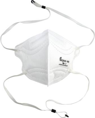 Macpower ISI Approved N95 Mask - White (Pack of 25), Headloop Style, 5 Layered Unisex FFP2 Face Mask White N95.