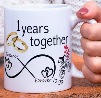 Anniversary Gift For Husband And Wife Rosemelt Happy 1st Marriage Anniversary 1 year love "First Wedding Anniversary Gift For Him And Her" "