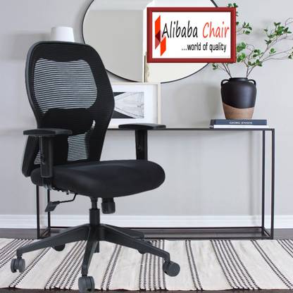 Dureja International Marble Medium Back Revolving Chair With Adjustable Armrest And Adjustable Lumber Support Nylon Office Visitor Chair Price In India Buy Dureja International Marble Medium Back