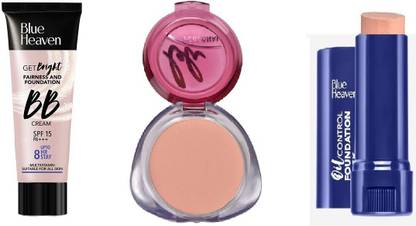 Blue Heaven Xpression Makeup Stick Fair Glow 05 Makeup Foundation And Compact Personal Combo Of Three Concealer Price In India Buy Blue Heaven Xpression Makeup Stick Fair Glow 05 Makeup Foundation And Compact