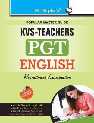 KVS: English Teacher (PGT) Recruitment Exam Guide 2022 Edition