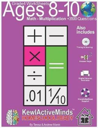 Grade 4 Worksheets - Math Multiplication, HomeSchool Ready + ...