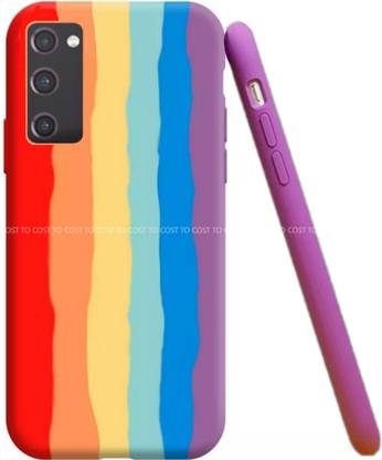 Cost To Cost Back Cover For Samsung Galaxy S Fe 5g Rainbow Silicon Cover Samsung Galaxy S Fe Silicon Sm G780f Sm G781 Cost To Cost Flipkart Com