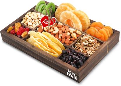 HyperFoods RawFruit Tropical 9 Dry Fruit Combo Dark Wood Gift Box | Premium Dried Fruit Berries Combo Gift Pack with Greeting Card | Valentines Day Gift for Boyfriend Girlfriend Wife Husband Price HyperFoods RawFruit Tropical 9 Dry Fruit Combo Dark Wood Gift Box | Premium Dried Fruit Berries Combo Gift Pack with Greeting Card | Valentines Day Gift for Boyfriend Girlfriend Wife Husband Price