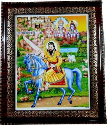Dharmik photo framess Baba mohan ram ji Religious Frame Price in India -  Buy Dharmik photo framess Baba mohan ram ji Religious Frame online at  