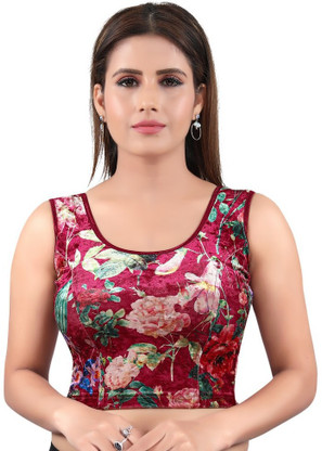 Buy Women Round Neck Sleeveless Blouse 