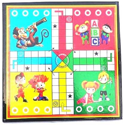 Bestway Cartoon 2 in 1 Ludo Board Game Childrens Family Learning Dice Games  for Kids for