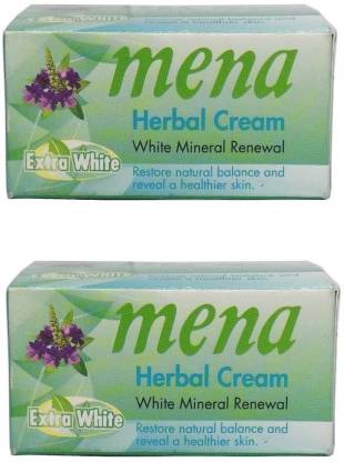 HUAYUENONG CV Mena Herbal White Mineral Renewal Beauty Cream (Pack Of 2)