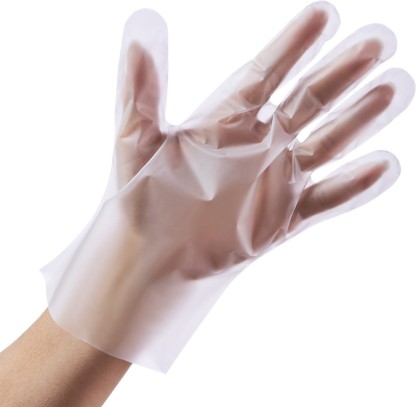 500 Disposable Gloves ClearTouch Food Prep Poly Gloves One Size Fits Most 