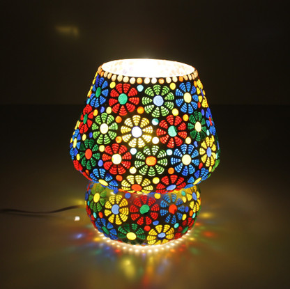 Night Lamp - Turkish Mosaic Lamp Bed Room Lamp Lamps Home decoration Colorful Lamp