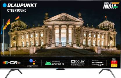Blaupunkt Cybersound 139 cm (55 inch) Ultra HD (4K) LED Smart Android TV with Dolby MS12 & 60W Speakers (55CSA7090)