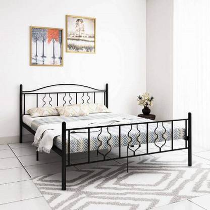 Plusone Muckle Metal Bed King Size Wrought Iron In India At Flipkart Com Plusone Muckle Metal Bed King Size, Black Cast Iron King Size Bed Frame