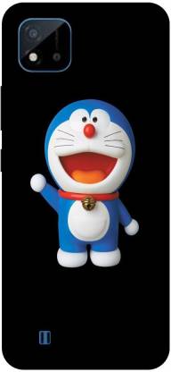 Bluvver Back Cover for Realme C20,RMX3061, Printed Doraemon Back Cover