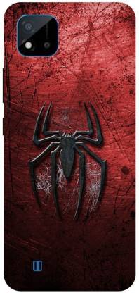Bluvver Back Cover for Realme C20,RMX3061, Printed Spiderman Avenger Comic Back Cover