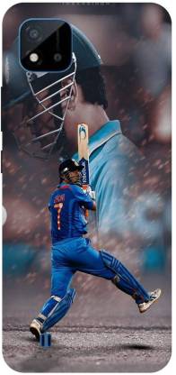 Bluvver Back Cover for Realme C20,RMX3061, Printed Ms Dhon, Mahendra Singh Dhoni Mobile Back Cover