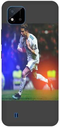 Bluvver Back Cover for Realme C20,RMX3061, Printed Cristiano Ronaldo CR-7 Back Cover