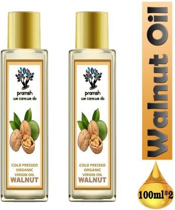 PRAMSH Cold Pressed Organic Virgin Walnut Oil 100ml Hair Oil Pack Of 2 Hair  Oil - Price in India, Buy PRAMSH Cold Pressed Organic Virgin Walnut Oil  100ml Hair Oil Pack Of