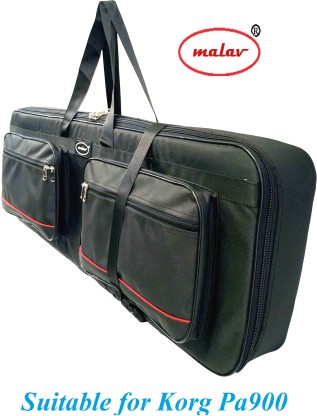 Baritone Keyboard Bag For Korg PA-1000 61‑Key Keyboard Padded Sponge Black Bag 