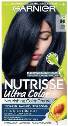 GARNIER Nutrisse Ultra Nourishing Color Creme , IN1 Dark Intense Indigo - Price in India, Buy GARNIER Nutrisse Ultra Nourishing Color Creme , IN1 Dark Intense Indigo Online In India, Reviews, Ratings GARNIER Nutrisse Ultra Nourishing Color Creme , IN1 Dark Intense Indigo - Price in India, Buy GARNIER Nutrisse Ultra Nourishing Color Creme , IN1 Dark Intense Indigo Online In India, Reviews, Ratings