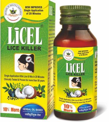Licel Premium Herbal Oil Based Lice Nit Treatment Hair Oil