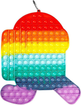 Zmeet Big Size Push Pop Fidget Toy, Big 