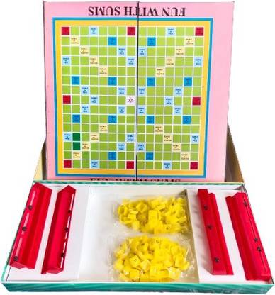 Ajanta Games Regular Genius Crossword Fun with Sums Combo Educational