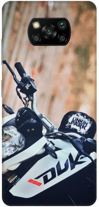 MD CASES ZONE Back Cover for Poco X3/MZB9965IN Duke KTM Bike Lover Printed back cover