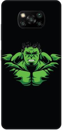 MD CASES ZONE Back Cover for Poco X3/MZB9965IN Hulk Avengre Marvel Printed back cover