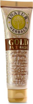INATUR Herbal Gold , Anti-Ageing For Men/Women Face Wash