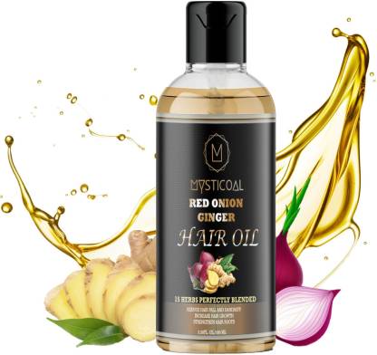 Mysticoal Onion with Ginger Hair Oil For Hair Growth Hair Oil - Price in  India, Buy Mysticoal Onion with Ginger Hair Oil For Hair Growth Hair Oil  Online In India, Reviews, Ratings
