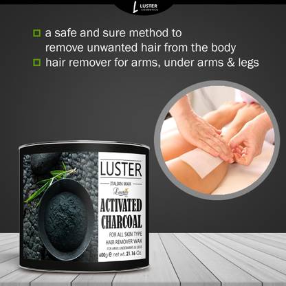 Luster Activated Charcoal Hair Removal Hot Wax | Waxing For Women & Men Wax - Price in India, Buy Luster Activated Charcoal Hair Removal Hot Wax | Waxing For Women & Men Luster Activated Charcoal Hair Removal Hot Wax | Waxing For Women & Men Wax - Price in India, Buy Luster Activated Charcoal Hair Removal Hot Wax | Waxing For Women & Men