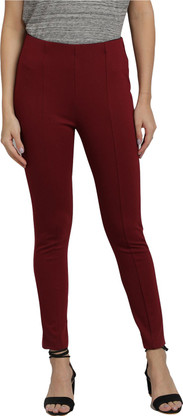 Chic n Dash Maroon Jegging Price in 