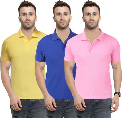 Pink yellow blue shirt clearance