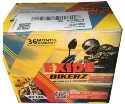 exide bvtz5 battery price