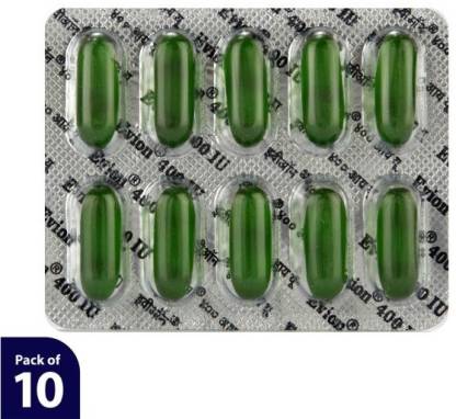 Evion 400mg Vitamin E Capsules Price in India - Buy Evion 400mg Vitamin E  Capsules online at 