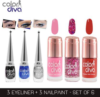 Color Diva Cd Brs Npelcmb06 236 Maybe Uvcp Multicolor Nail Paint And Brs Eyeliner Combo Multicolor Price In India Buy Color Diva Cd Brs Npelcmb06 236 Maybe Uvcp Multicolor Nail Paint And Brs Eyeliner Combo Multicolor Online