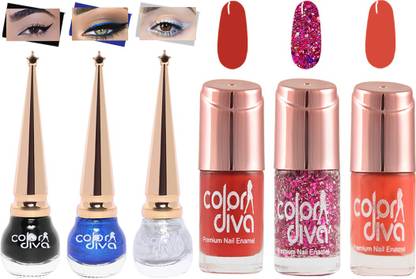 Color Diva Cd Bsi Npelcmb06 233 Maybe Uvcp Multicolor Nail Paint And Bsi Eyeliner Combo Price In India Buy Color Diva Cd Bsi Npelcmb06 233 Maybe Uvcp Multicolor Nail Paint And Bsi Eyeliner Combo Online In India