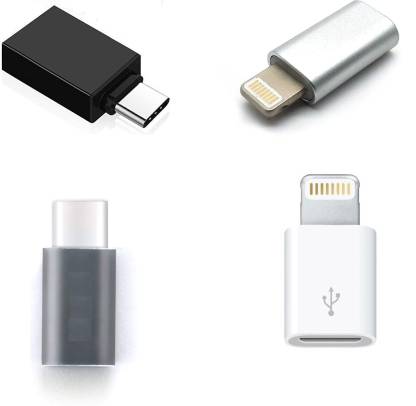 Growing fashion USB Type C, Micro USB, Lightning OTG Adapter Price in India  - Buy Growing fashion USB Type C, Micro USB, Lightning OTG Adapter online  at 