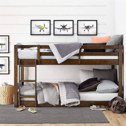 Solid Oak Bunk Beds With Stairs