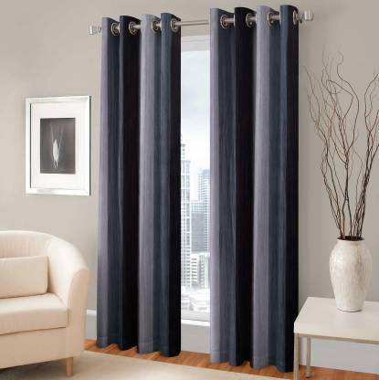 Zoblon 213 cm (7 ft) Polyester Door Curtain (Pack Of 2)