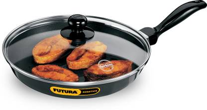 Hawkins Futura Nonstick Frying Pan Fry Pan 26 cm diameter with Lid 1.5 L capacity