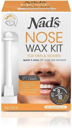 NAD'S Nose Wax Kit for Men & Women Quick & Easy Nose Hair Removal Wax -  Price in India, Buy NAD'S Nose Wax Kit for Men & Women Quick & Easy Nose