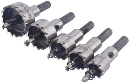 A\u0026S TOOLSHOP HSS Drill Bit Hole Saw Set 