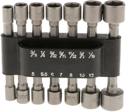 Power Up Power Nut Driver Drill Bit SAE 