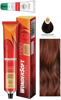 Mylie WonderSoft Professional Studio Perfection Hair Color Cream ( CINNAMON  BROWN  ) Price in India - Buy Mylie WonderSoft Professional Studio  Perfection Hair Color Cream ( CINNAMON BROWN  ) online at 